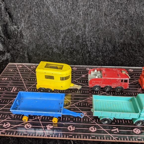 10 Vintage Lesney MatchBox Trailers, Police, Haulers - Picture 3 of 8